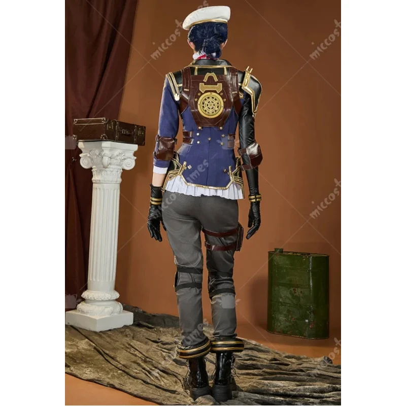 마이카 의류 여성용 게임 의류 코스프레용 셔츠, 모자가 포함된 재킷과 바지, 할로윈 및 크리스마스 파티에 적합