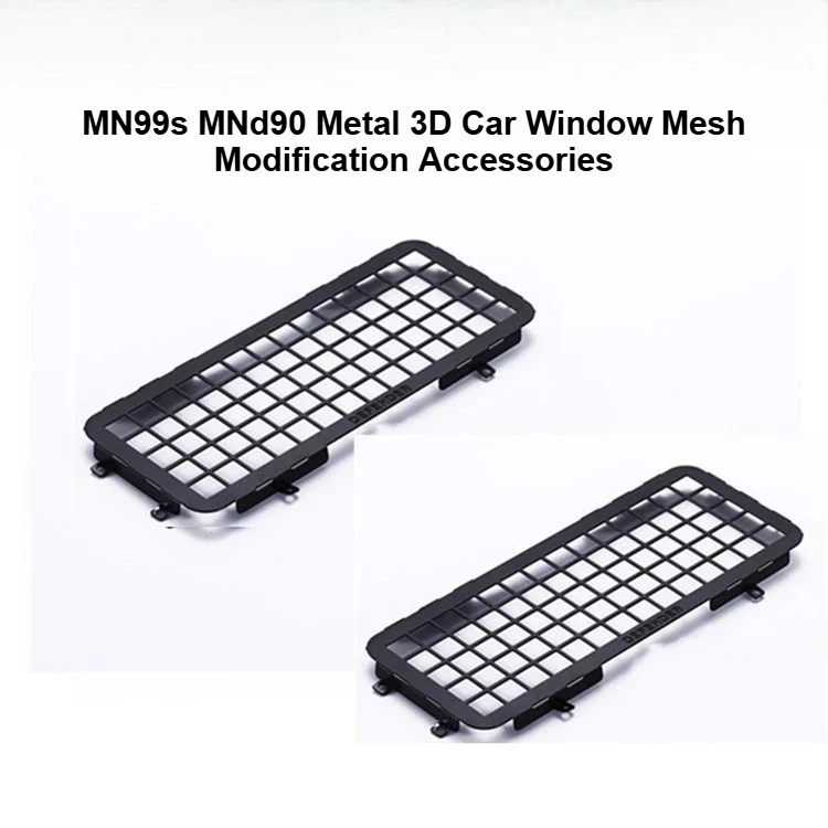 

MN 99s MN D90 Металлическая 3D оконная сетка Боковая решетка RC Детали для обновления автомобиля Гусеничный модифицированные аксессуары Сменная защитная сетка