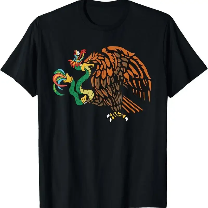 New Limited Quetzalcoatl Aztec Feathered Serpent Eagle Mayan Inca Toltec T Shirt