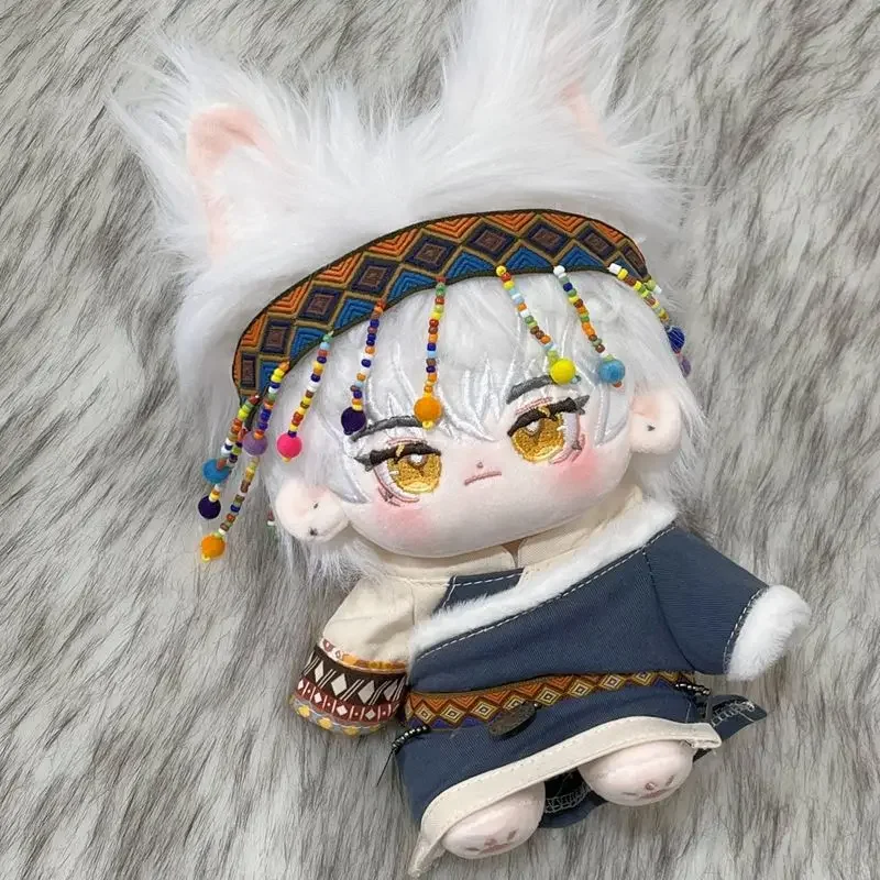 Time raiders dmbj wu xie zhang qiling wang tibetische mönche schnee cp kostüm für 20cm plüsch puppe ausgestopfte kleidung plushie kleidung sa