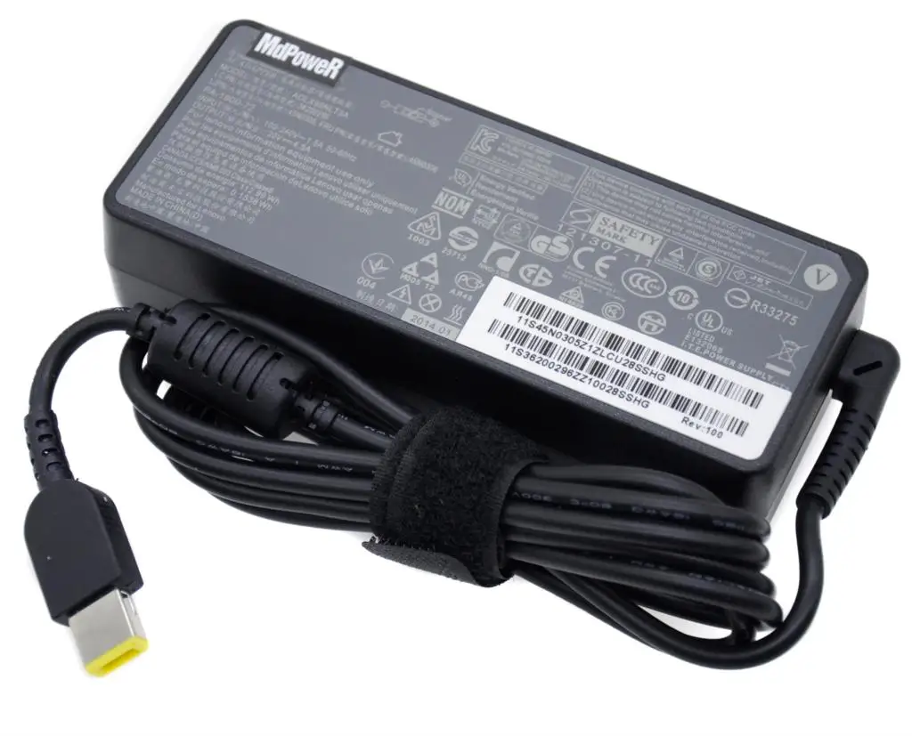 Adaptador AC 20V 4.5A Carregador de Laptop para Lenovo Thinkpad E440 E540 E550C E460 T470s T470 T560 T570 E431 E450c E455 Z510
