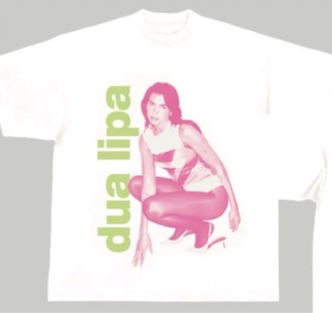 

Летняя высококачественная летняя футболка Dua Lipa Radical Optimism из чистого хлопка, мужская и женская с короткими рукавами