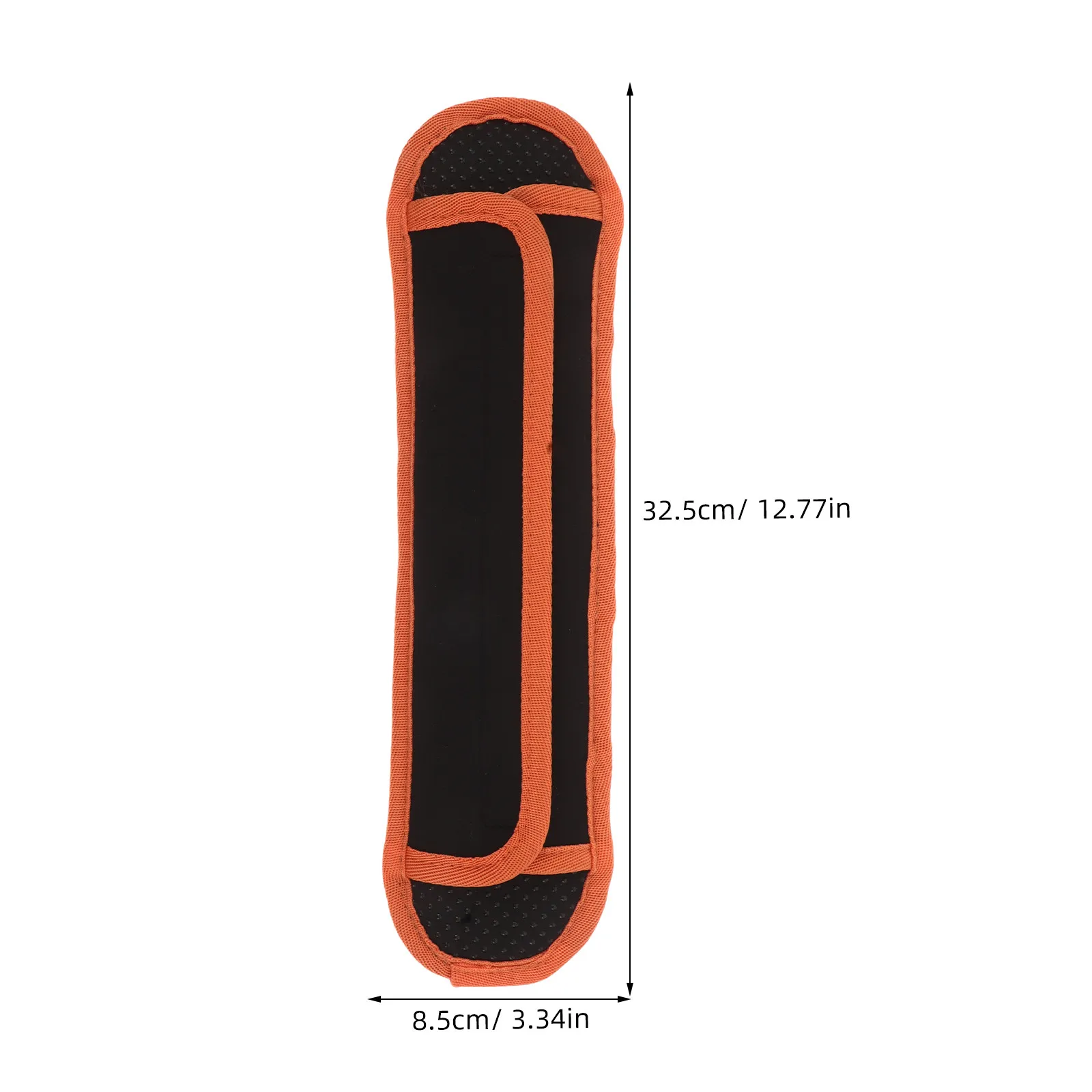 2Pcs Universal Shoulder Pad Detachable Ergonomic Comfortable Breathable Non-Slip Strap Cushion for Backpack Laptop Crossbody Bag
