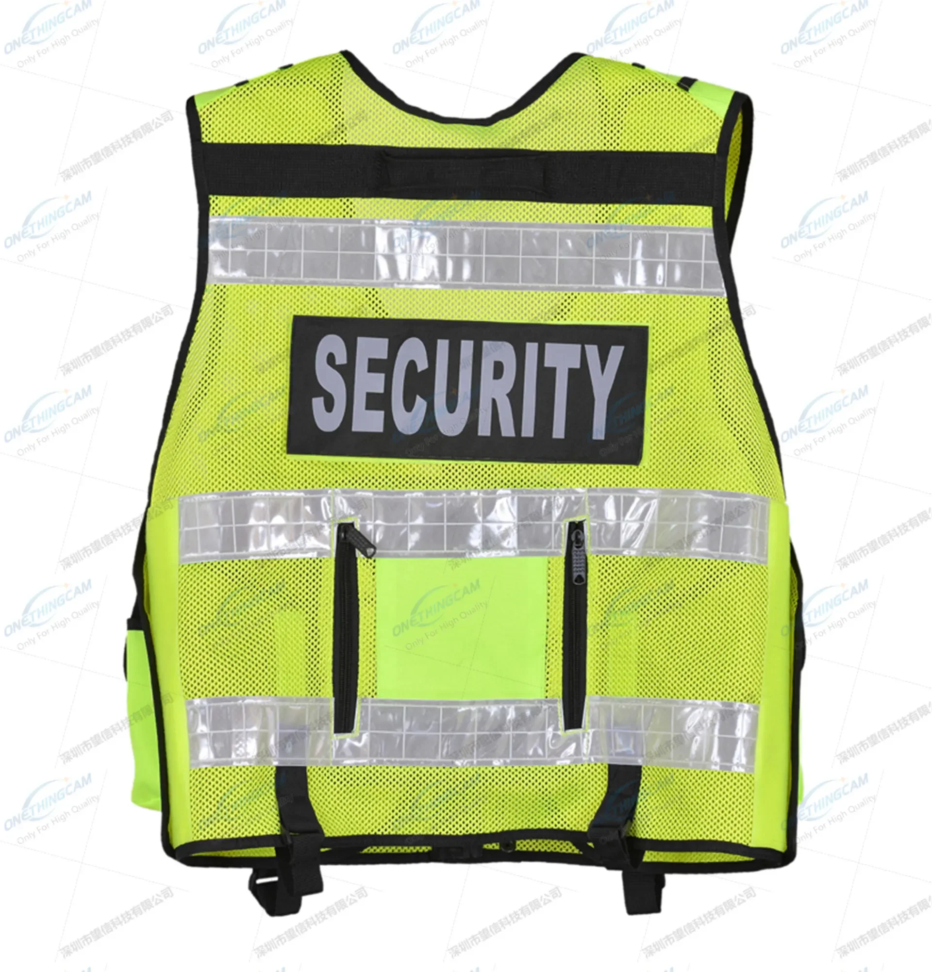 Hi Viz  Tactical Vest Security Reflective Safety Vest With For Enforcement  With Pockets Tactical Vest(Green)