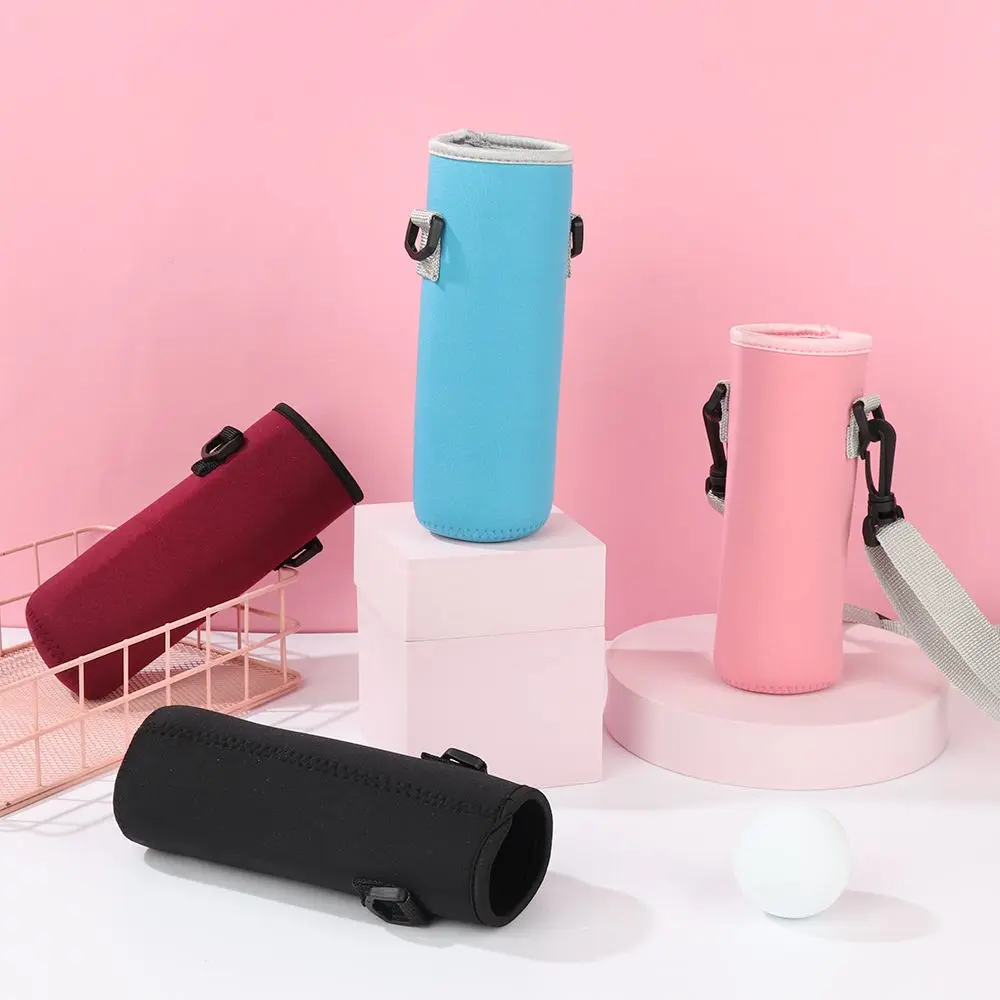 حقيبة عازلة رياضية خارجية محمولة مع حزام غطاء زجاجة ماء علبة زجاجة مياه كوب كم كوب مفرغ كم