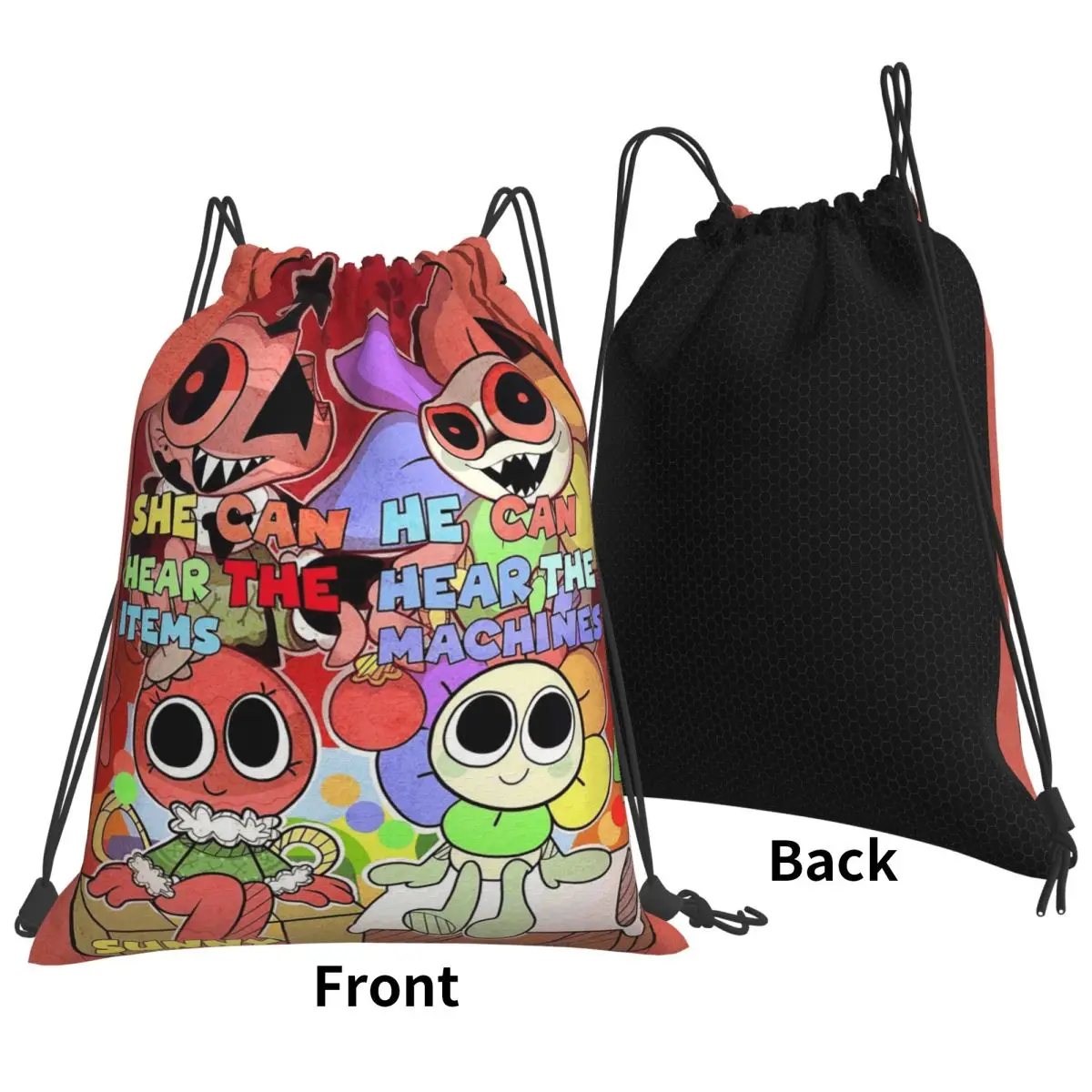 حقائب ظهر Bobette and Dandy Cartoon Dandy's World حقائب ظهر كاجوال برباط حقيبة أحذية حقائب كتب للمدرسة للرجال والنساء