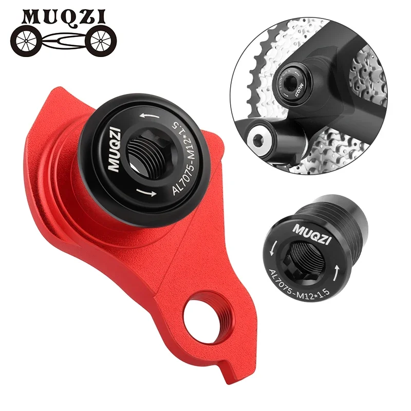 MUQZI Derailleur Hanger For SRAM UDH M12 x 1.0 M12 x 1.5 Bicycle Rear Mech Hanger Rear Derailleur Mount Adapter Bike Accessories