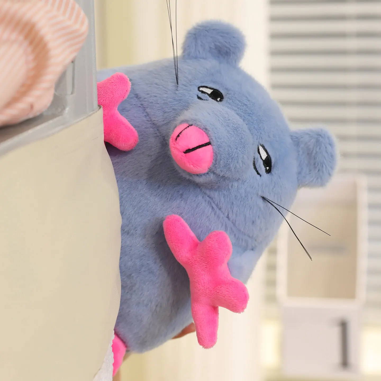 Stupido ratto anime peluche torre di pizza gioco bambola mouse bambola di mattoni stesso gioco mouse divano cuscino regali