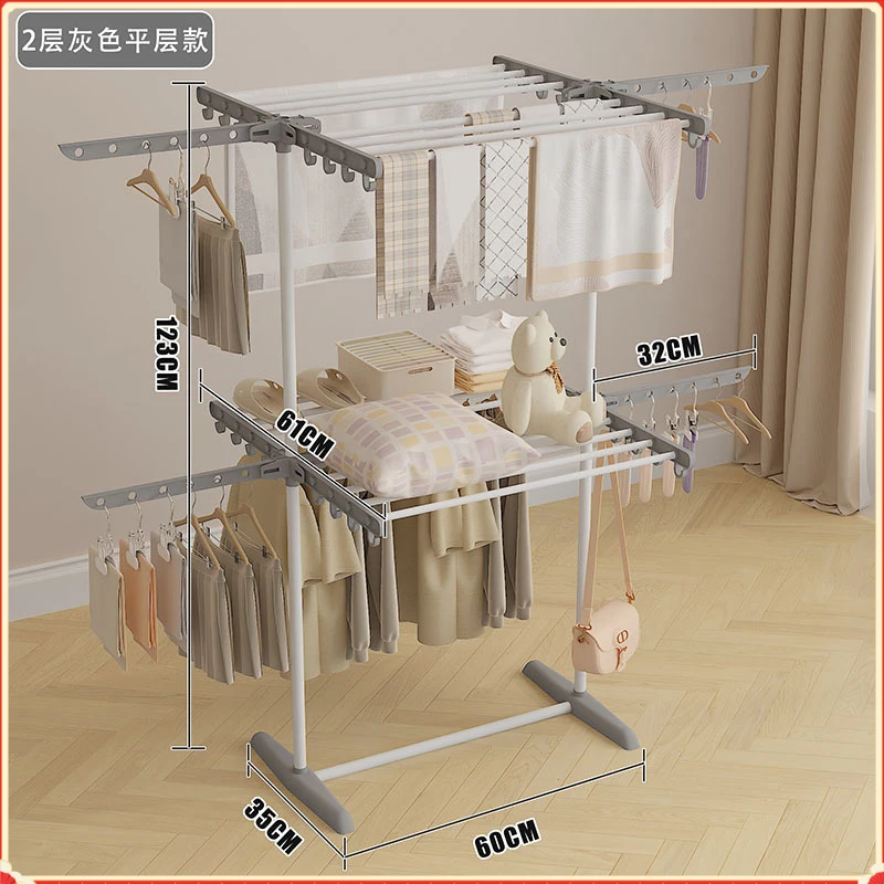 

Collapsible Portable Garment Rack No Extra Tools Needed Easy Storage When Not In Use Suitable For Dorm Bedroom Balcony Laundry R