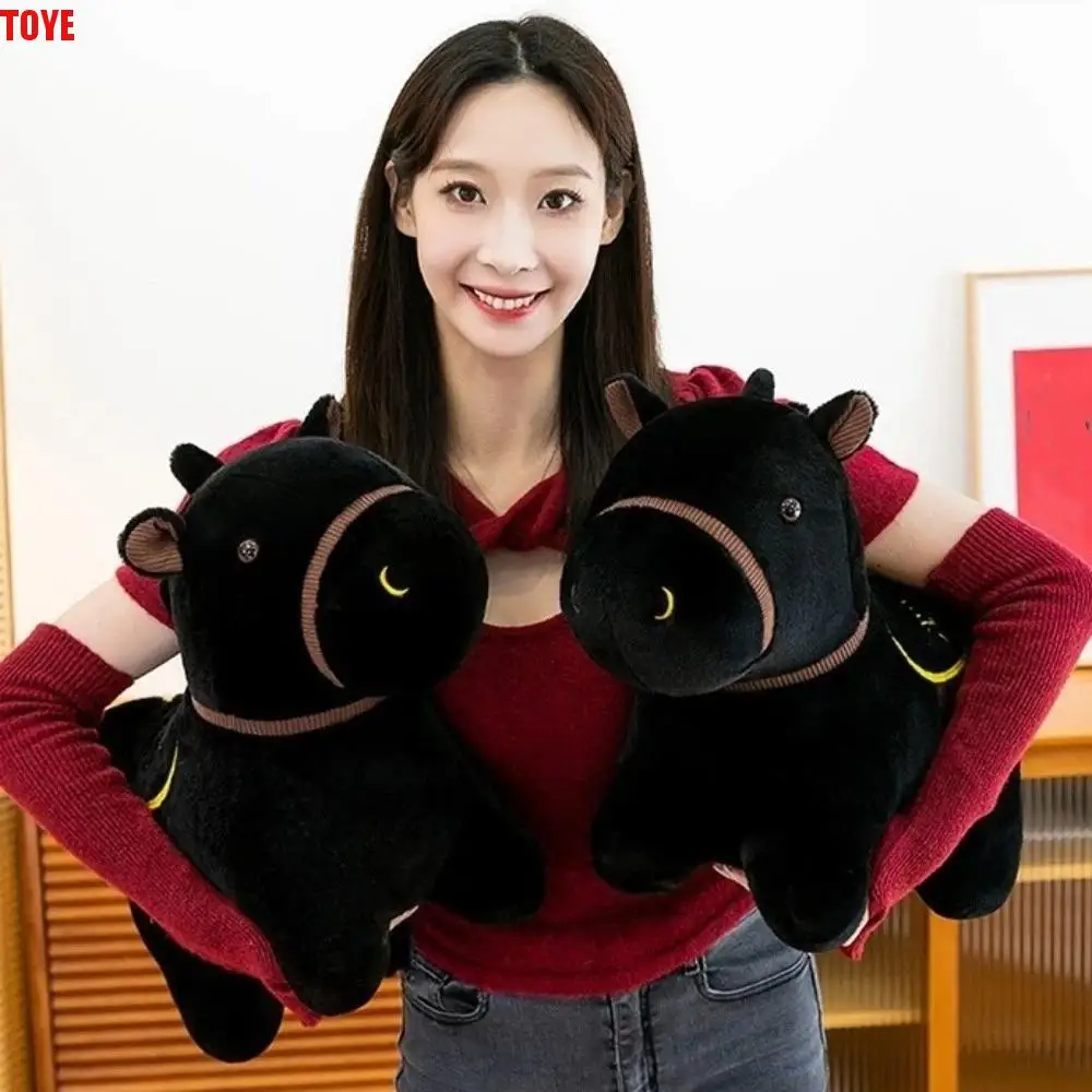 

Пушистая 25/30 см лошадь плюшевые игрушки зодиакальная лошадь мягкая имитация лошади игрушки благословение бархатные мягкие игрушки куклы украшение дома