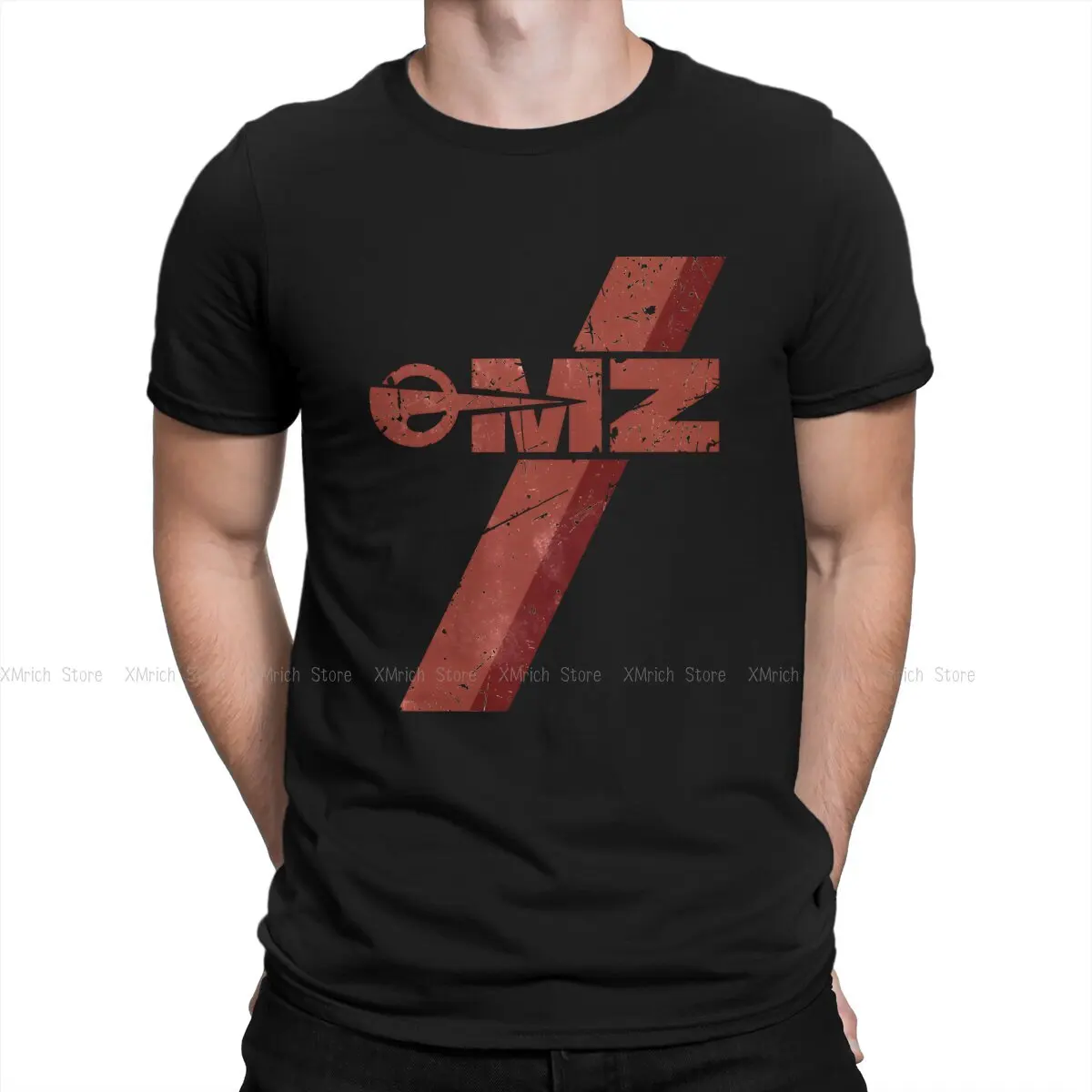 Omz mz Men\'s TShirt OMZ MZ World Vintage Motorcycle Fashion T Shirt Graphic Streetwear New Trend