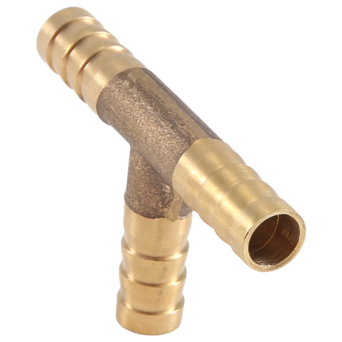Conector de tubo de unión de manguera de gasolina, agua, combustible, aire, forma de T, 8mm