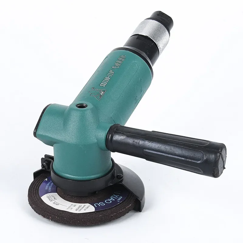 SXJ Series Pneumatic Angle Grinder Industrial Grade Hand Grinding Wheel Polishing Machine Rust Removal High Speed