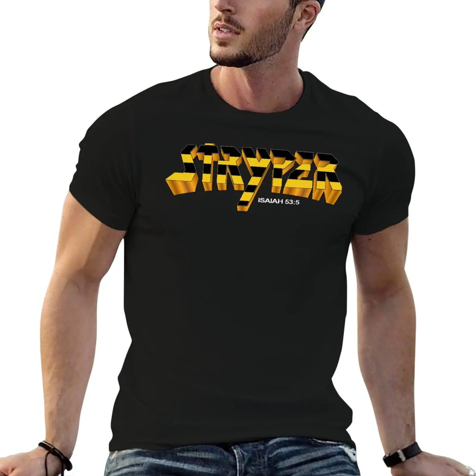 

Stryper Logo T-Shirt printed t shirts for man man t shirt graphic man t shirt heavy cotton T-Shirt