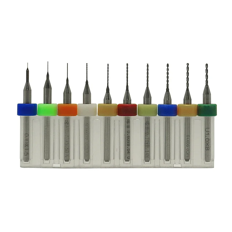 

10PCS Pack LY CNC Milling Cutter PCB Drill Tool Kit Tungsten Carbide Metal Milling Cutter 3D CNC Engraving Wood Router Tools
