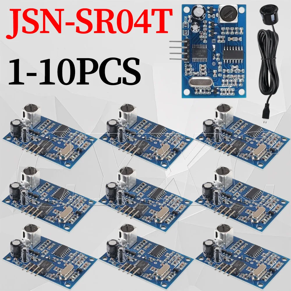 1-10 قطعة وحدة بالموجات فوق الصوتية مقاوم للماء JSN-SR04T/AJ-SR04M مقاوم للماء متكامل قياس المسافة محول الاستشعار
