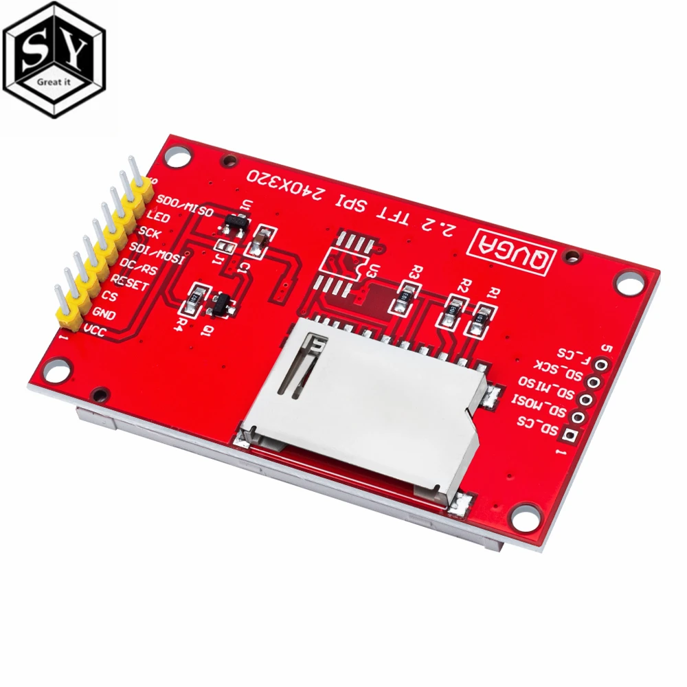 Smart Electronics 2,2 Zoll 240*320 Punkte SPI TFT LCD Serial Port Modul Display ILI9341 5V / 3,3V 2,2'' 240x320 für Arduino Diy