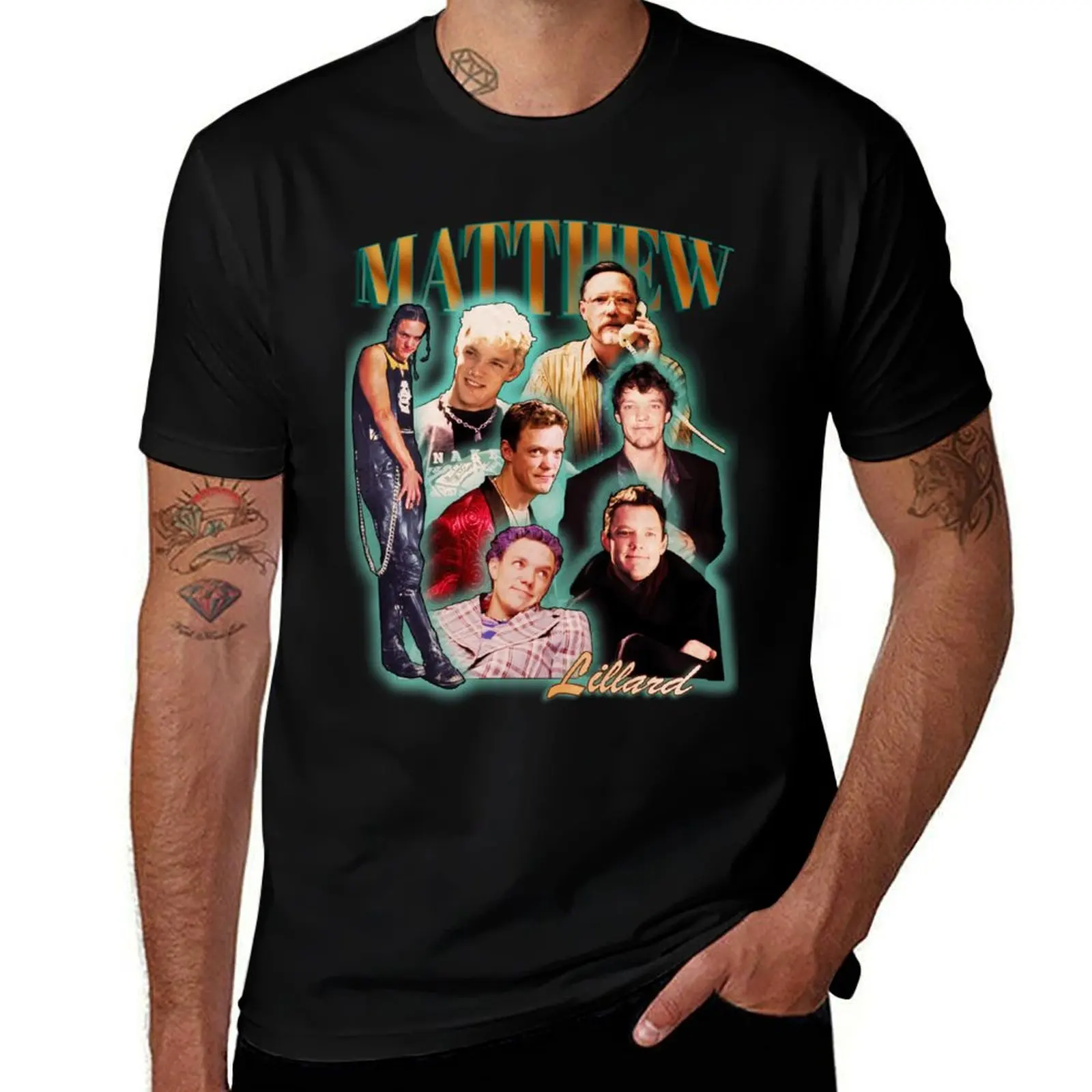 

Matthew Lillard Bootleg T-Shirt baggy shirts funny costumes oversizeds tshirts for men