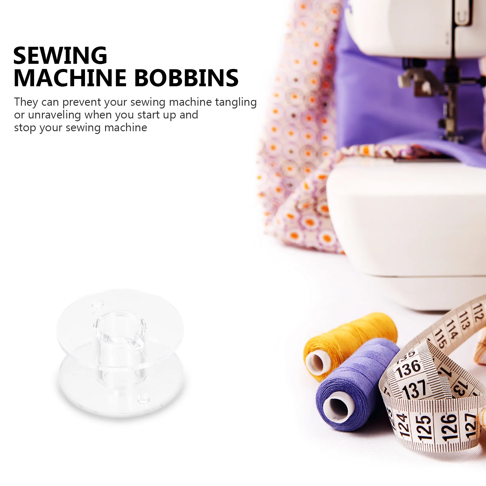 50 قطعة بكرات الخياطة عالية الجودة المحمولة الشرطي المزالج عملية سلسة ماكينة خياطة استبدال أجزاء الإمدادات