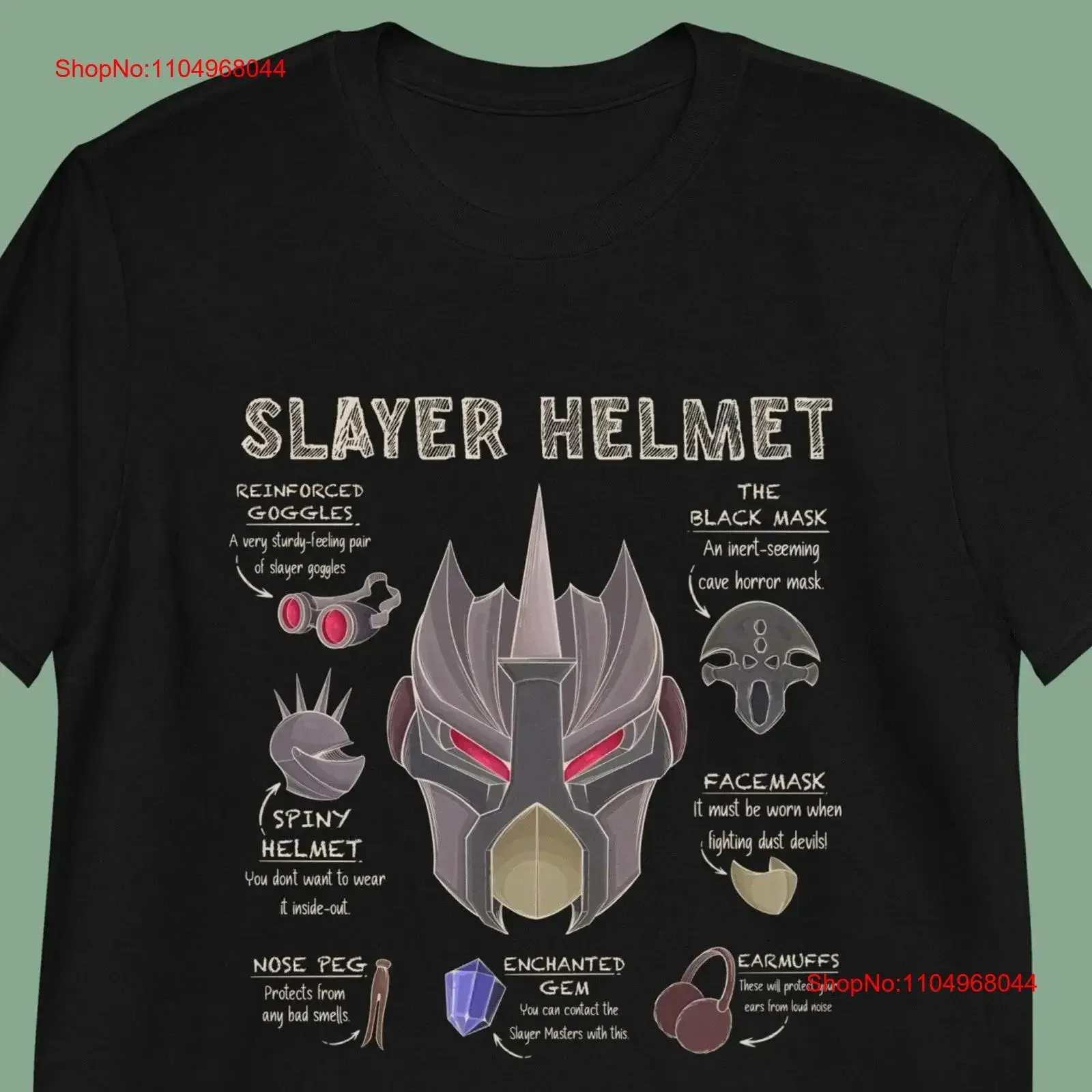 

Slayer Blueprint Classic T Shirt Osrs Top Gaming Fashion Man Woman for Him vintage Washed Unisex designer clothes Stylish