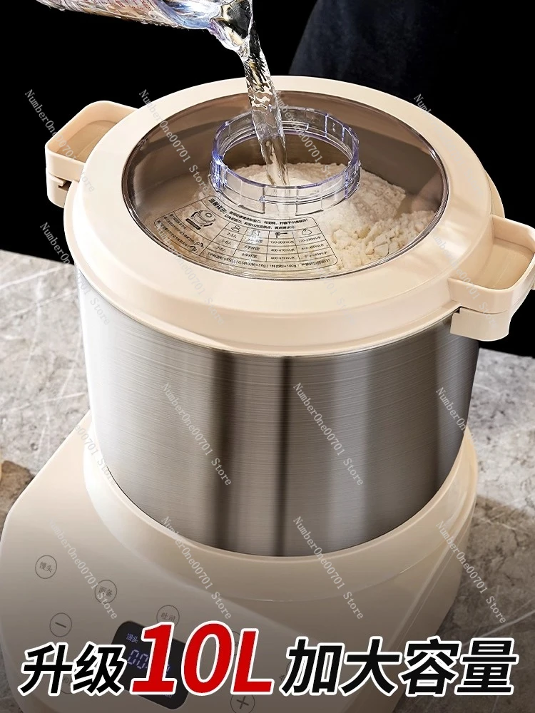 Dough Mixer Machine - 10L Otomatik Stand Mikser Hamur Yapıcı,
