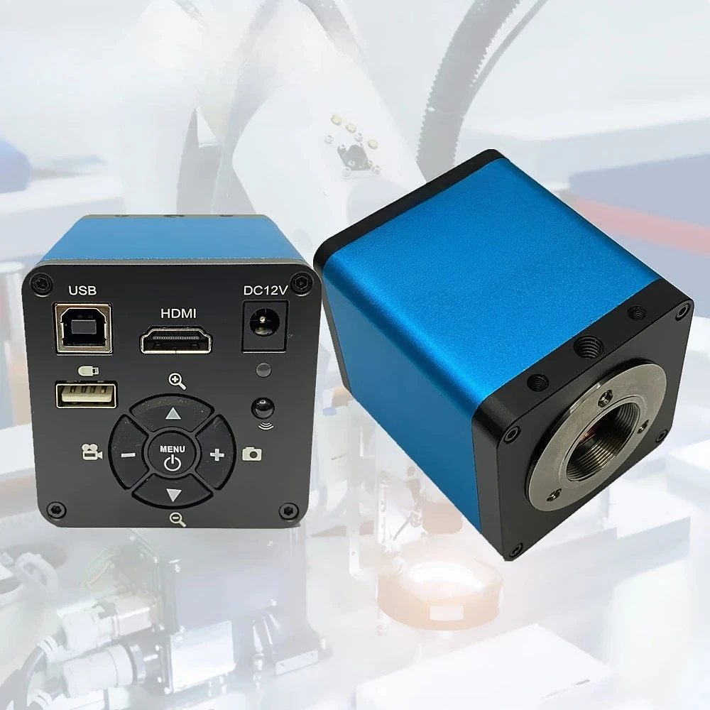 4K high definition microscope industrial camera can be plugged into U disk to take pictures and video storage