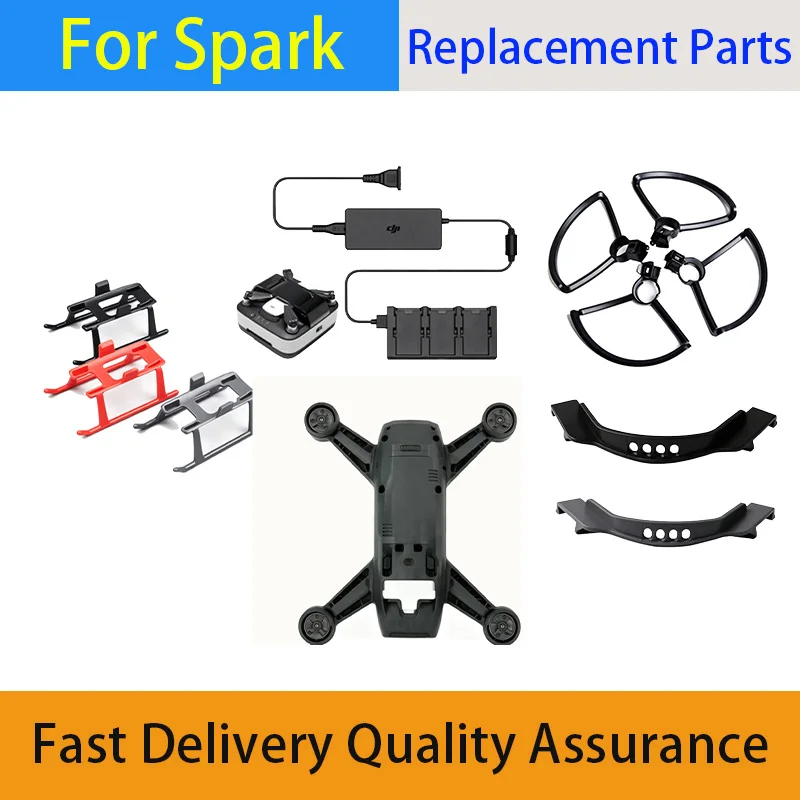 DJI Spark Charger, Charging Manager, Holder Bracket, Height Stand, Blade Protection Cover, Shaft Arm Maintenance Accessories