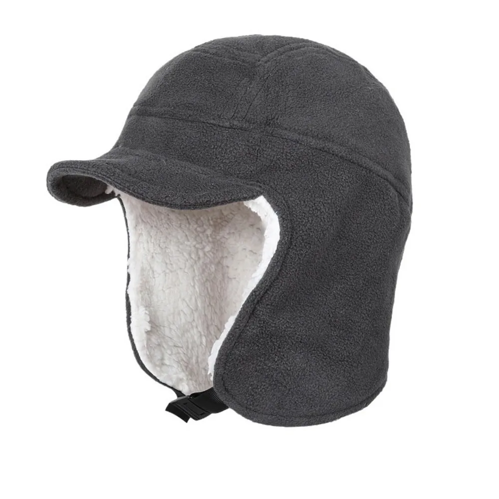 Gorro de Invierno Simple con Protección para las Orejas, Forro de Felpa, Suave, Térmico, para Montar a Caballo, para Senderismo