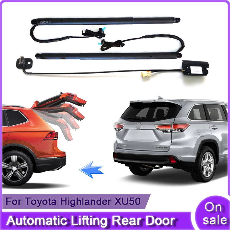 For Toyota Highlander Kluger XU50 2013~2021 Car Electric Tailgate Lift System Auto Tail Gate Opener Automatic Lifting Rear Door