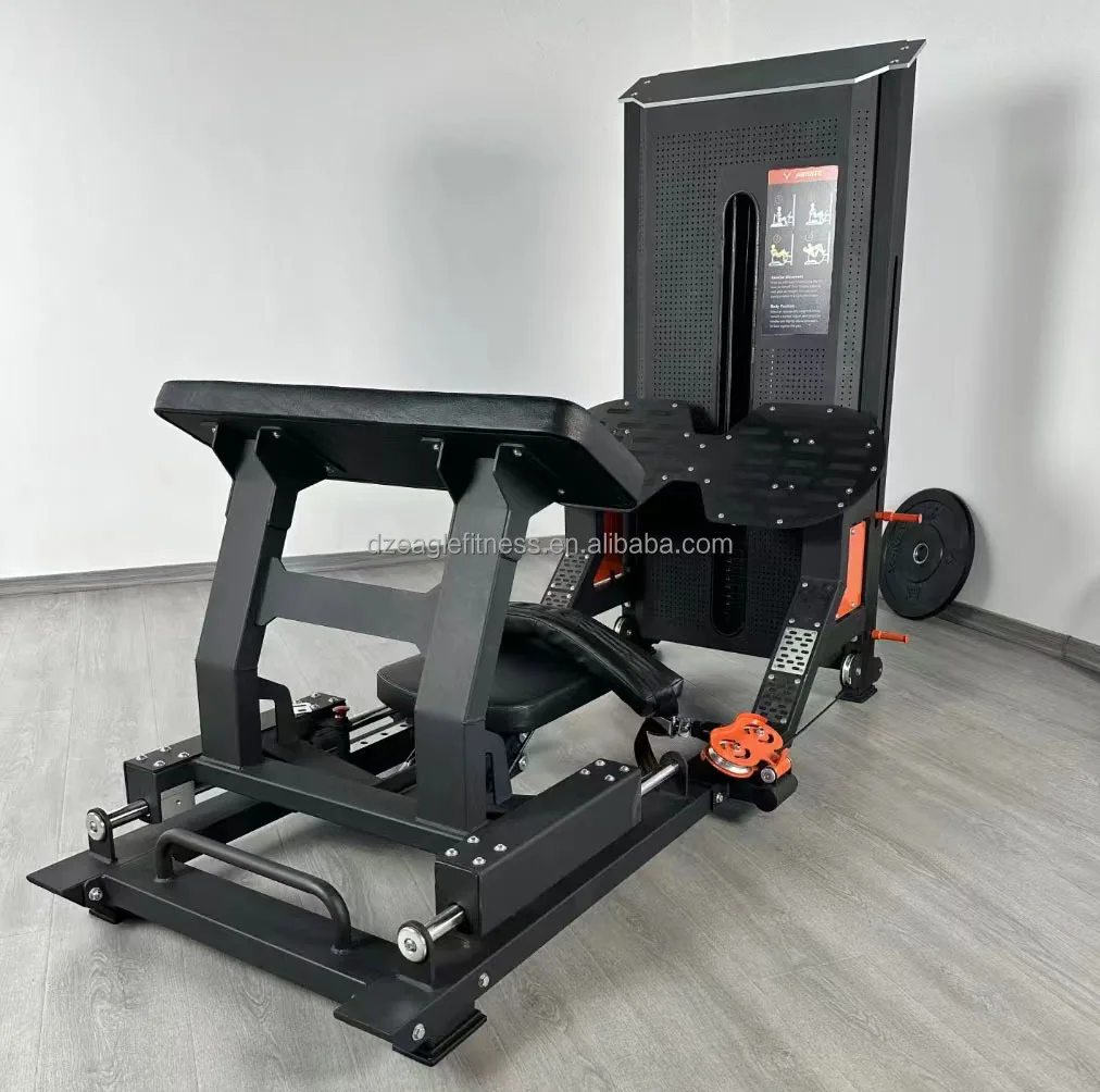 OEM Professional Commercial Strength Training Glute Exercise Pin Loaded Hip Thrust Machine
