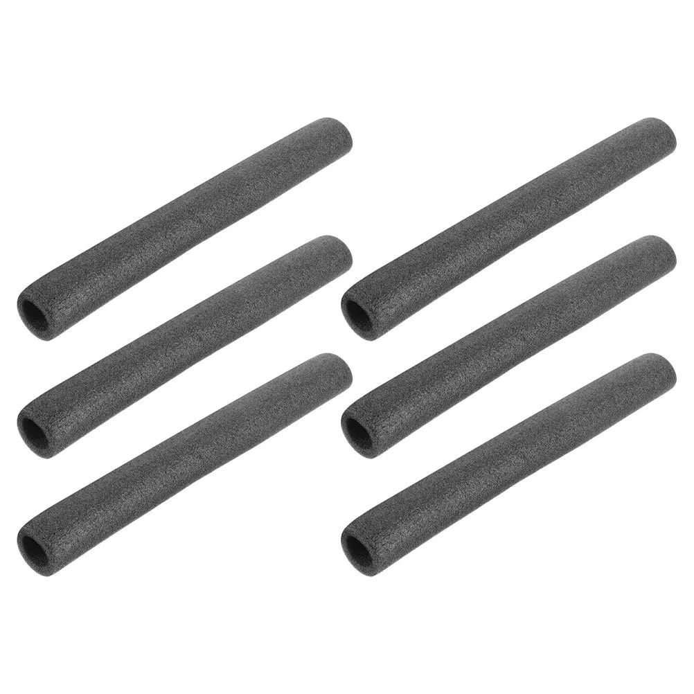 

6Pcs Trampoline Pole Foam Covers Black Soft Sleeves Safety Padding Protectors Replacement Parts Cushion Tubes for Trampolines