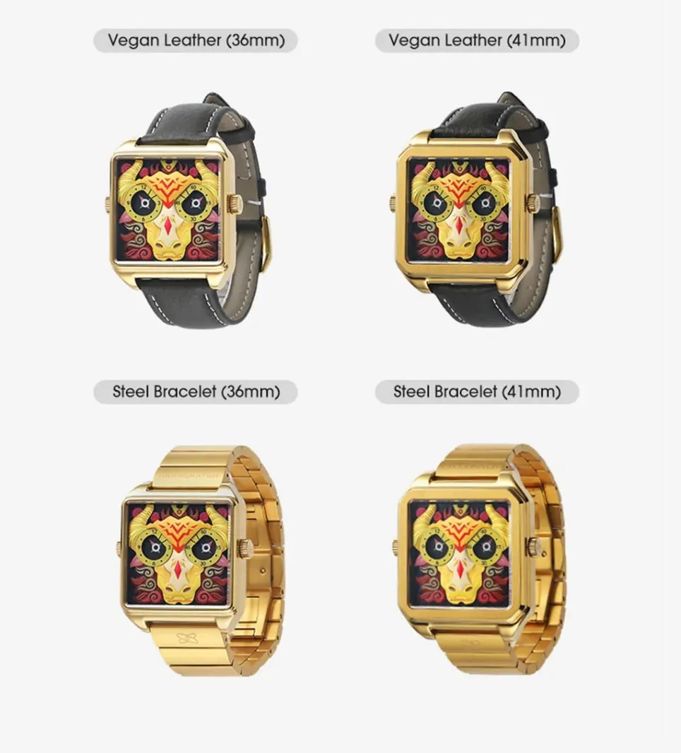 Happie Watch Couple's Watches Fashion Stainless Steel Band Men Women Analog Quartz Watches Set