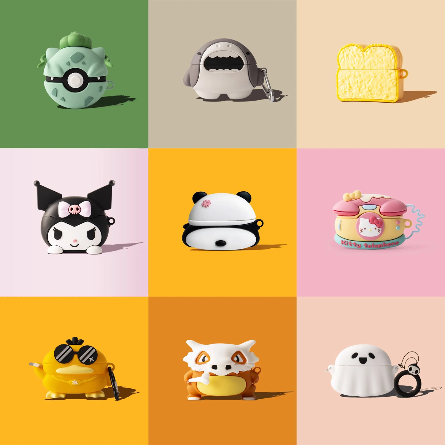 Coque en silicone de dessin animé mignon pour Beats Solo Buds, accessoires pour écouteurs, coque souple, housse de protection antichoc Funda Coque en silicone de dessin animé mignon pour Beats Solo Buds, accessoires pour écouteurs, coque souple, housse de protection antichoc Funda