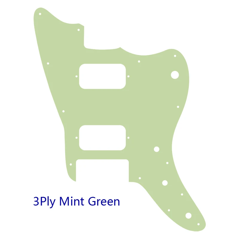 Xin Yue Customize Parts - For US Fd Squier AFFINITY JAZZMASTER Guitar Pickguard With HH Pickup, Multiple Colour Choice