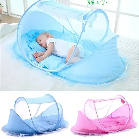 Baby Bedding Crib Netting Portable Foldable Sleeping Net Newborn Mosquito Tent Children Bed Tent Mosquito Net for Baby Crib