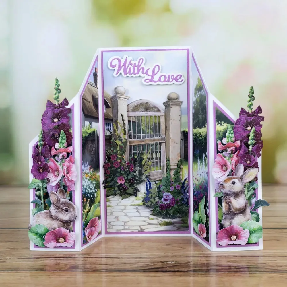 بوابة هولي هوك يعرض خلفية هولي التوت ندفة الثلج جميل قطع معدنية يموت Stamps سجل القصاصات Stencil ألبوم صور ورقة #2