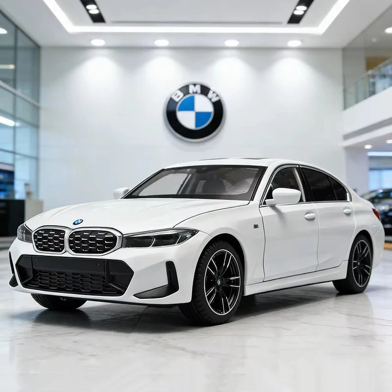 

Масштабная модель автомобиля BMW 325 LCI (серия 3) 1:24, со звуком и светом, инерционная, детская игрушка, коллекционный предмет, подарок на день рождения