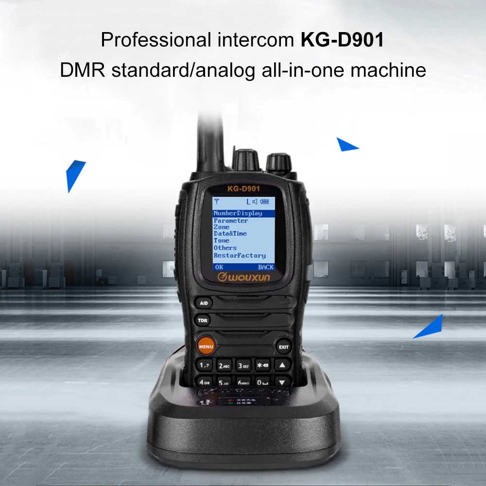 Wouxun Kg-d901 Uhf 403-423 Mhz Dmr Digital Walkie Talkie Kg D901 5w 1024ch 7.4v 2000mah Two Way Radio