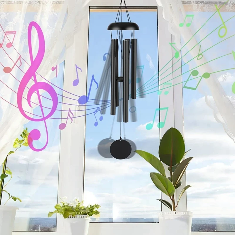 3X Retro Metal Wind Chimes Aluminum Tube Music Wind Chimes Ornaments Room Decoration Nursery Decoration