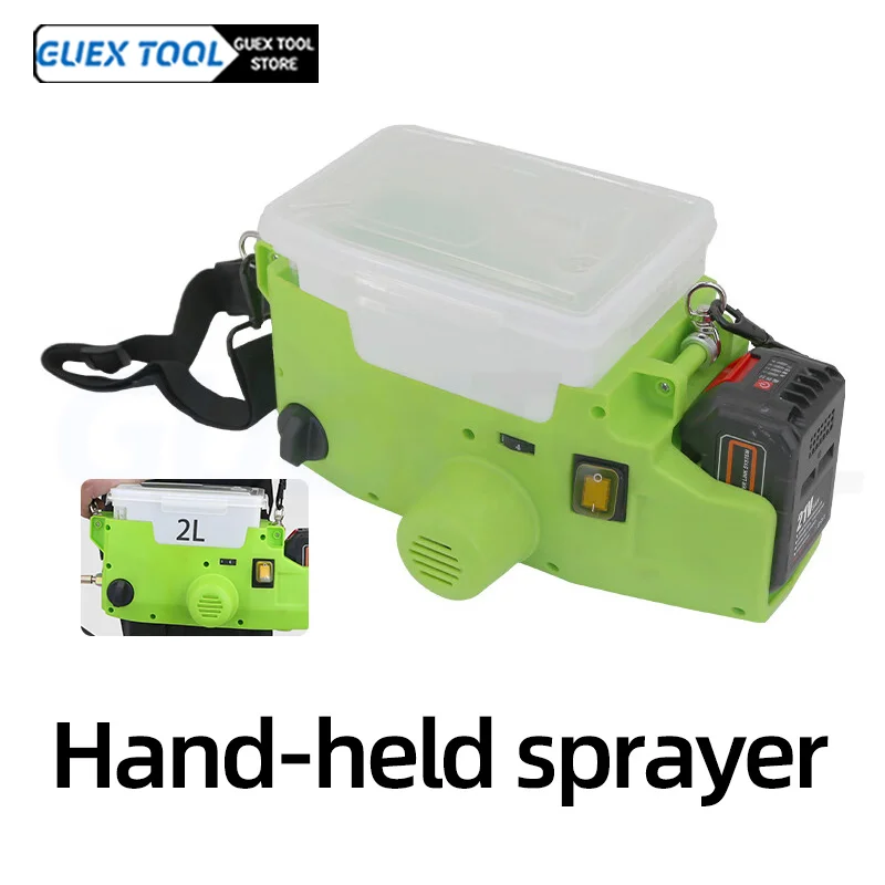 Handheld Máquina de Pulverização de Pintura de Látex Alta Pressão Bateria de Lítio Mochila de Pulverização Reparação de Parede 1.5 l 3.5kg