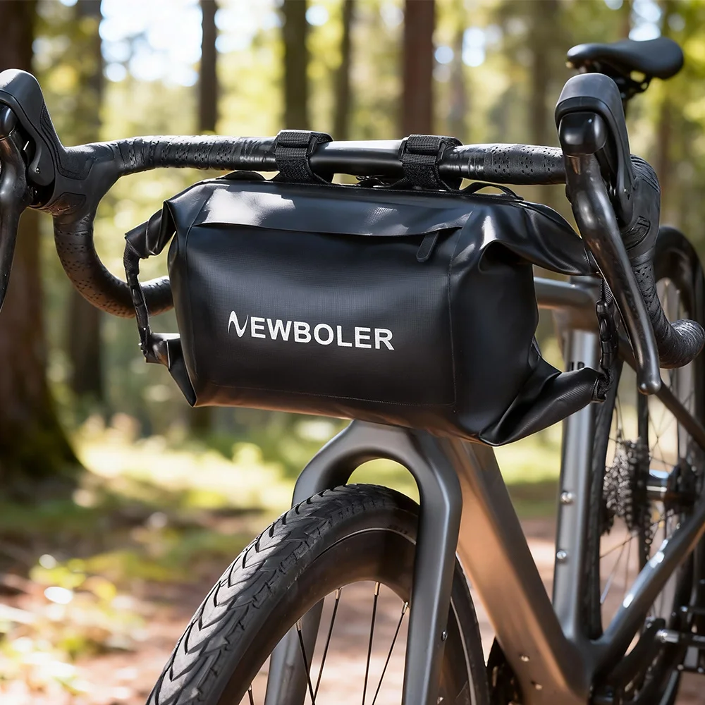 NEWBOLER NEUE 7L Fahrrad Vorne Rohr Tasche Wasserdichte Fahrrad Lenker Korb Pack Radfahren Front Rahmen Pannier Fahrrad Zubehör – Detail 11