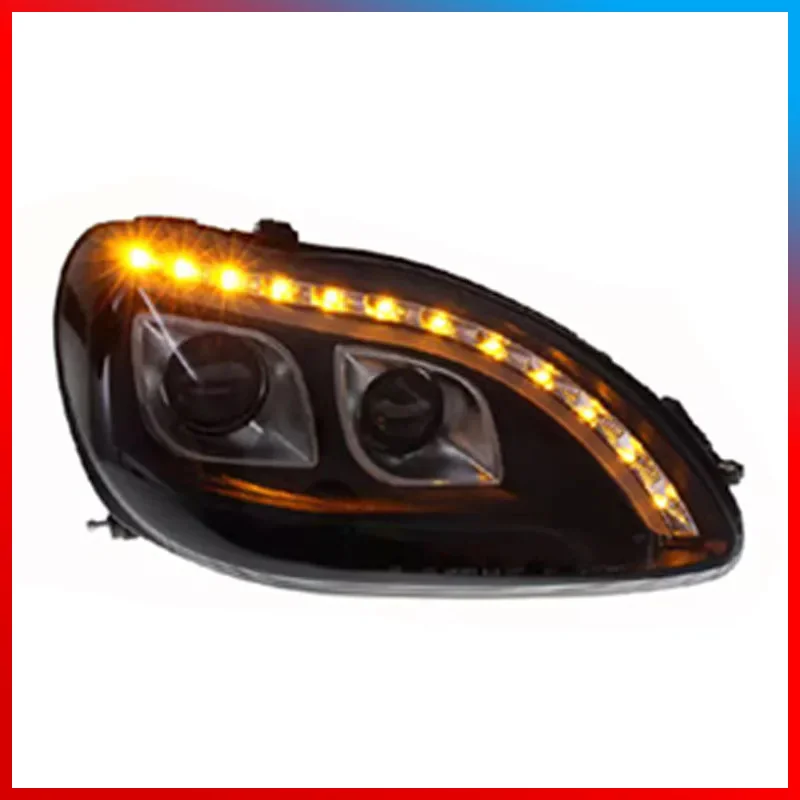 

Фара в сборе для Mercedes-Benz S-Class W220 (2002-2005) с LED ДХО и динамическими указателями поворота