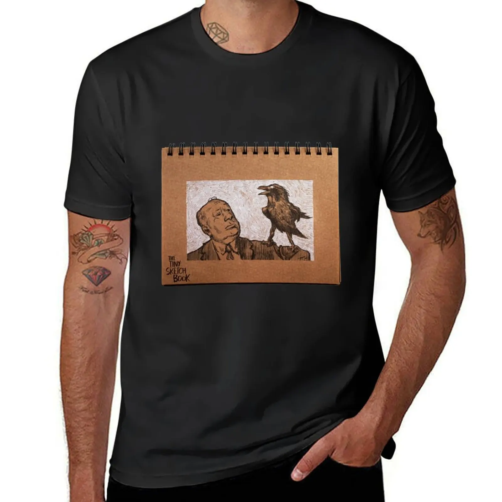 Alfred Hitchcock T-Shirt customs tees hippie clothes tops t shirts men