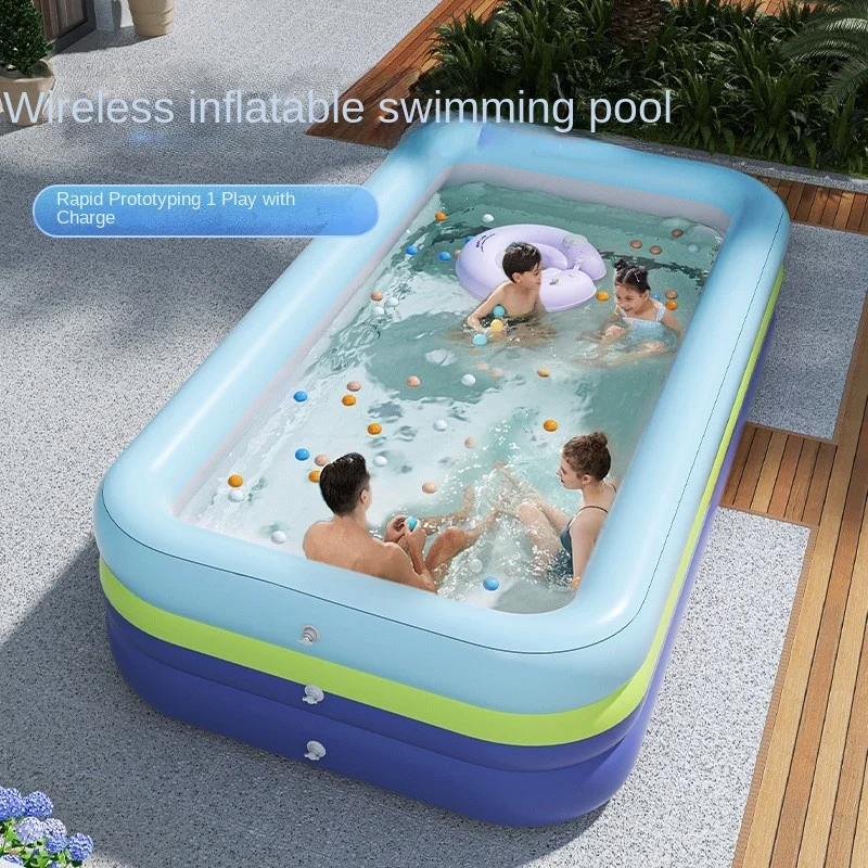 

Inflatable Swimming Pool Home Collapsible Play Pool Large Outdoor Inflatable Pool Children Thickened Wear Pool Wholesale Piscina