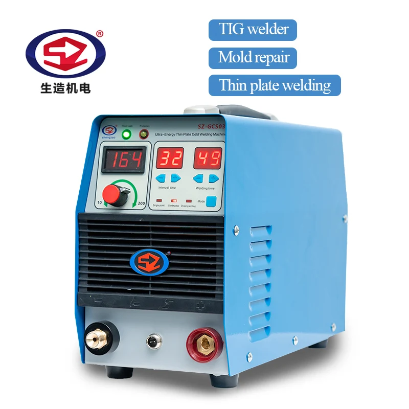 

Tig Welder Portable High Frequency Cold Laser Welding Machine SZ-GCS03 Aluminum Tube Factory Directly Sale Spot Welding Machine