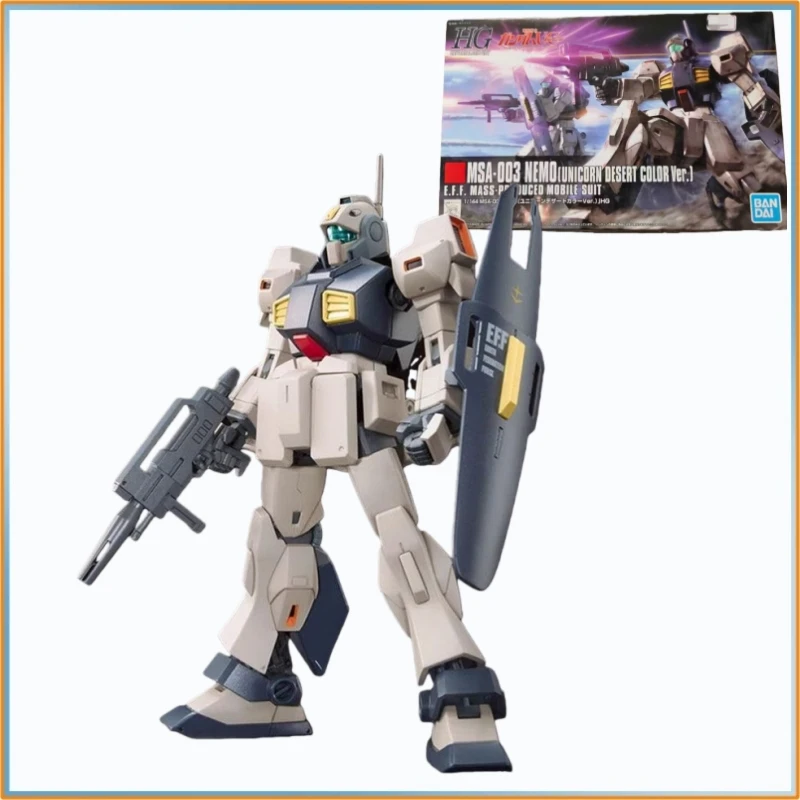 

In Stock Genuine Bandai Gundam 1/144 Hguc 164 Msa-003 Nemo Desert Camouflage Plastic Model Kit Action Figure Toy Gift