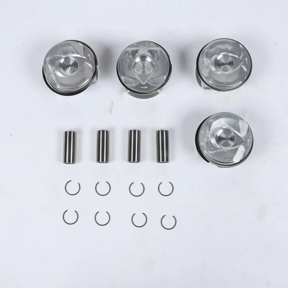 4pcs N14B16A N14B16C Engine +0.5mm Piston and Ring Set 11257566019 11257540609 11257566479 For 2006-2016 MINI Cooper N14 Turbo
