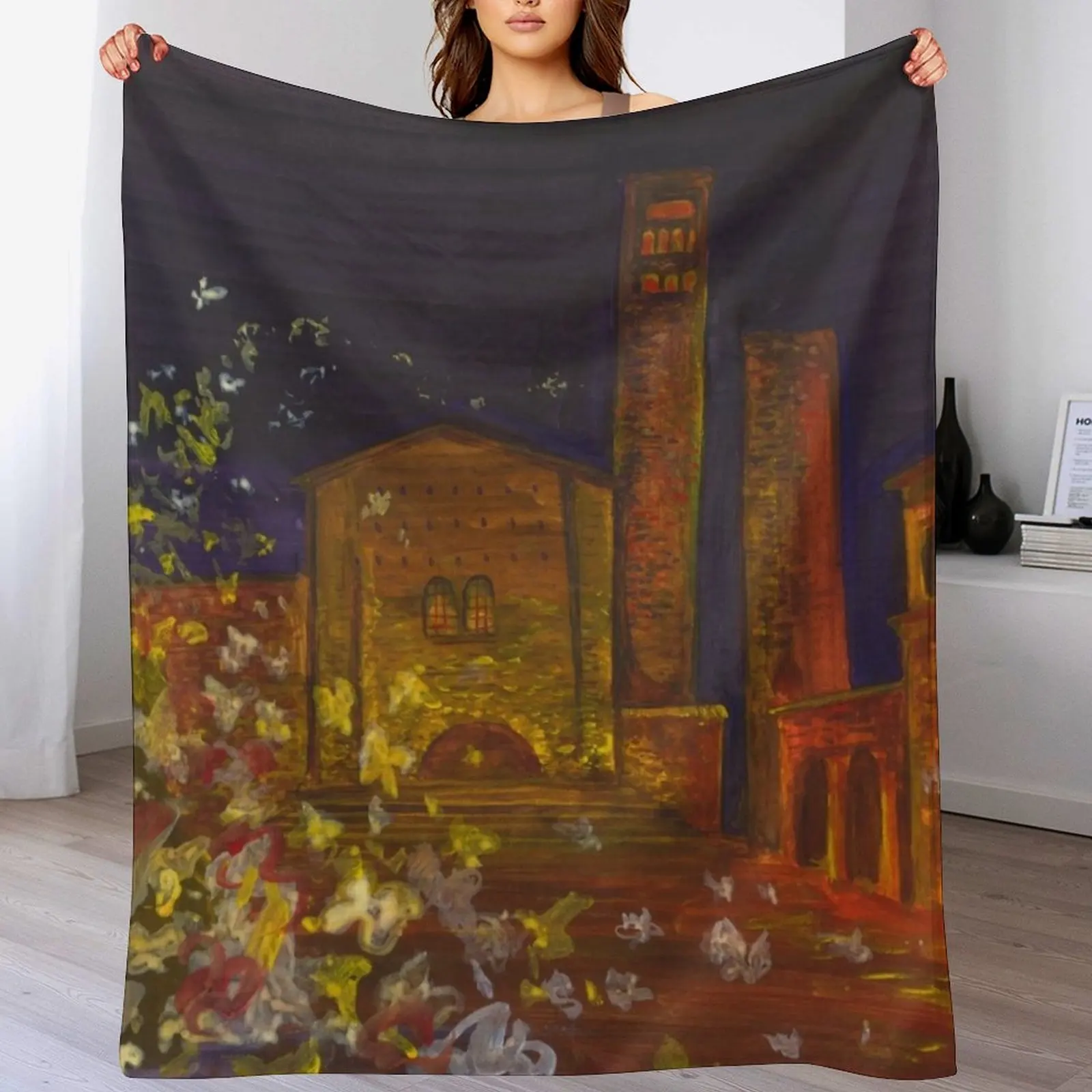 

Bologna Italy Throw Blanket For Sofa Thin Kid'S valentine gift ideas blankets ands Blankets