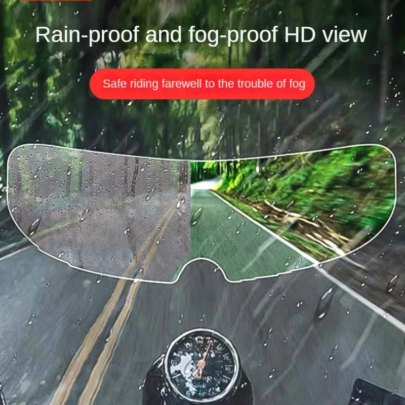 Motorrad helm folie Regenschutz folie Antibes chlag folie Elektro fahrzeug linse wasserdicht und Antibes chlag folie, sichere Fahr ausrüstung