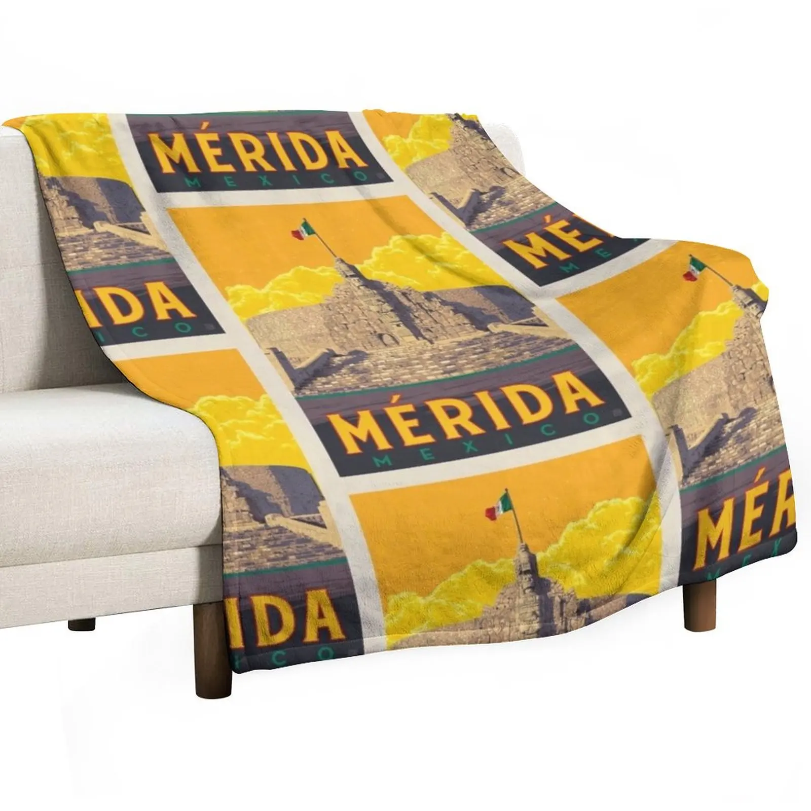 

Mérida Mexico Throw Blanket blankets ands decorative Blankets